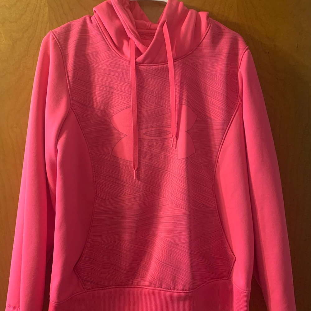 Womens Under Armor Hot Pink Hoodie